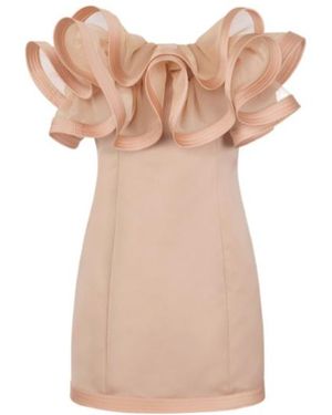 Elisabetta Franchi Ruffled Mini Dress - Pink