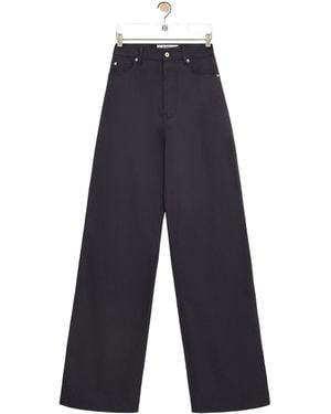 Loewe High Waisted Trousers - Blue