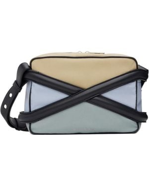 McQueen The Harness Shoulder Bag - Grey