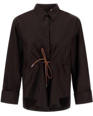 Herno Wool And Silk Shirt - Black