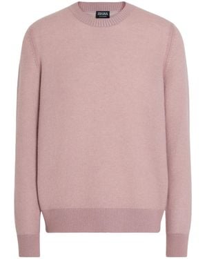 ZEGNA Knitted Sweater - Pink