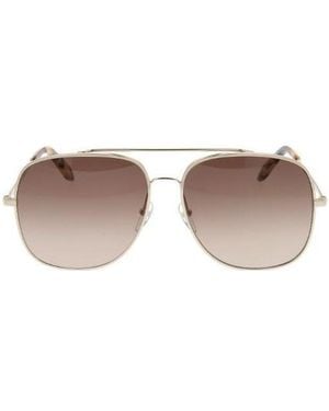Victoria Beckham Eyewear Pilot Frame Sunglasses - Multicolour