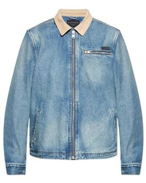 AllSaints Rothwell Denim Jacket - Blue