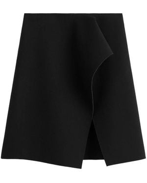 TOTEME Totême Slit Scuba Skirt - Black