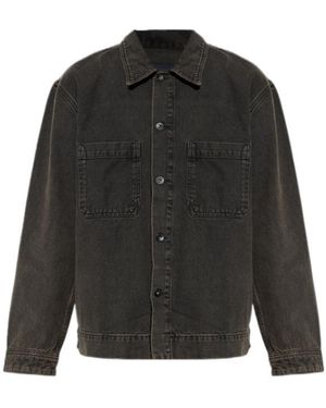 Rag & Bone Chest Pocket Denim Jacket - Black