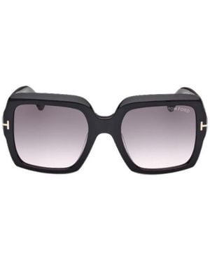 Tom Ford Eyewear Square-Frame Sunglasses - White