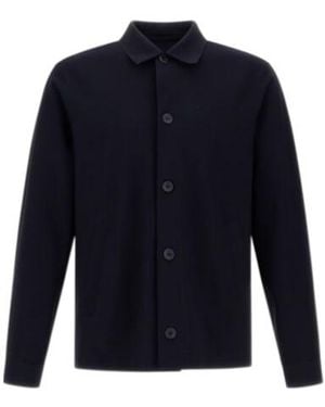 Herno Long-Sleeved Casual Jacket - Blue
