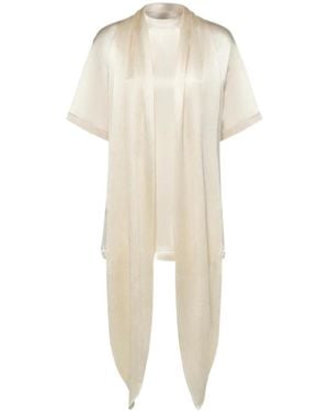 Phoebe Philo Short-Sleeved Top - Natural