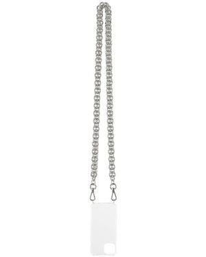 1017 ALYX 9SM Iphone 12 Chain Mobile Phone Case - White