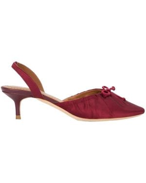 STAUD Alba Bow-Embellished High-Heeled Cooling Mat - Red