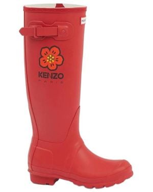 KENZO X Hunter Wellington Boots - Red