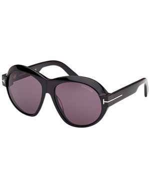 Tom Ford Eyewear Inger Round Frame Sunglasses - Grey