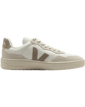 Veja Logo Lace-Up Low-Top Casual Shoes - Grey