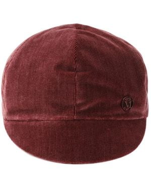 Maison Michel Emy Visor Cap - Red