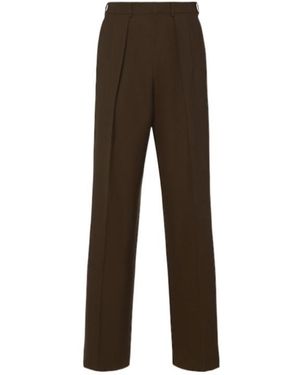 Tom Ford High Twist Twill Trousers - Brown