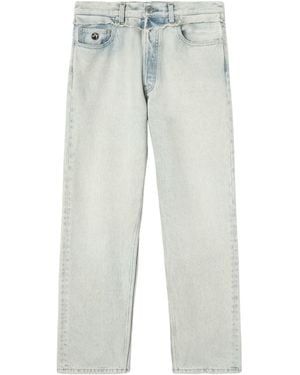 Ambush Frayed Straight-Leg Jeans - Blue