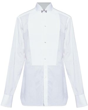 Tom Ford Cocktail Voile Evening Slim Fit Shirt - White