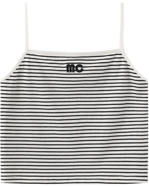 Marissa Chiara Striped Vest - Gray
