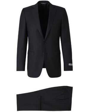 Canali Two Piece Tailored Suit - Black
