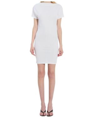 Jacquemus Mistral Open-Back Mini Dress - White