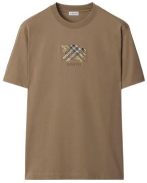 Burberry T-Shirts - Brown