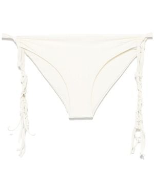 Jil Sander Tangle Bikini Bottoms - White