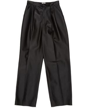 Bottega Veneta Pleated Casual Trousers - Black