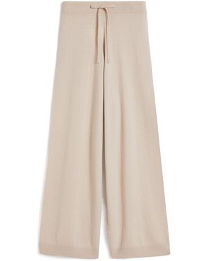 Weekend by Maxmara Cashmere-Blend Pants - Natural