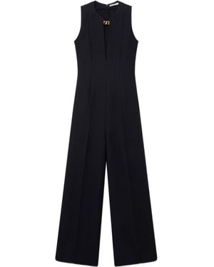 Stella McCartney Chain Embellished Sleeveless Jumpsuit - Blue