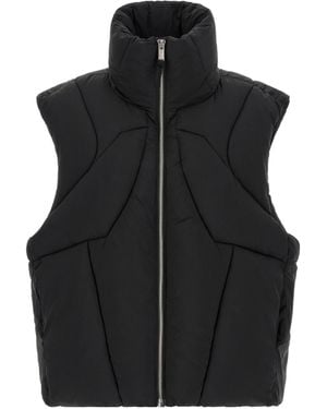 Thom Krom Zippered Vest - Black