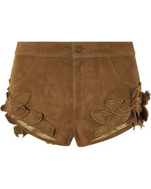 Isabel Marant Kevana Shorts - Brown