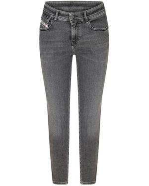 DIESEL Straight-Leg Jeans - Grey