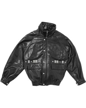 Enfants Riches Deprimes Enfants Riches Déprimés Prince Phillips Childhood Studded Jacket - Black