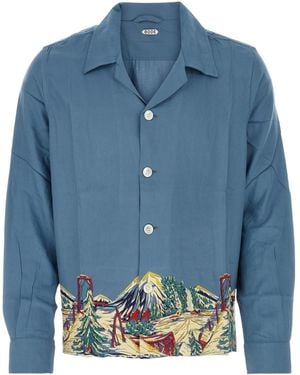Bode Long-Sleeved Shirt - Blue