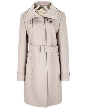 Burberry Long-Sleeved Windbreaker - Natural