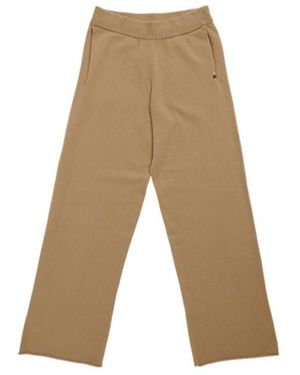 Extreme Cashmere Logo Casual Trousers - Natural
