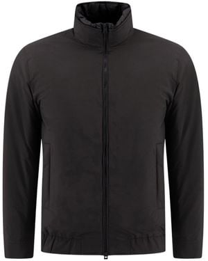 Woolrich High-Neck Bomber Padded Jacket - Black