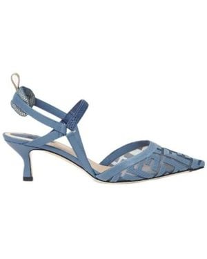 Fendi Colibrì Lite Mesh Court Shoes - Blue