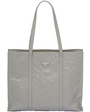 トートバッグ PRADA | Runway Large antique nappa leather tote 39*31*10cm 19801768_44291061_600.jpg
