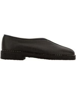 Lemaire Round Toe Ballerinas - Black