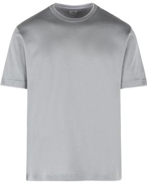 Eleventy Crew Neck Short Sleeve T-Shirt - Grey