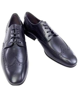 Ferragamo Tie Business Casual Shoes - Blue