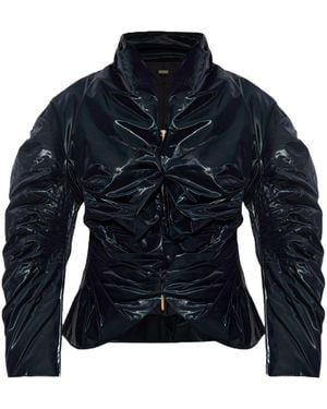 Cult Gaia Long Sleeve Casual Jacket - Blue