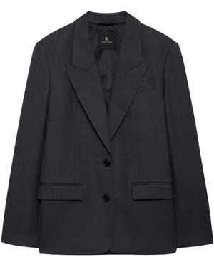 Anine Bing Ross Blazer - Blue