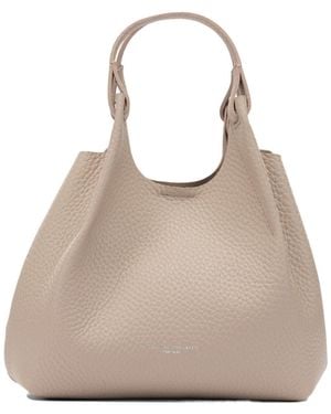 Gianni Chiarini Dua Logo Printed Tote Bag - Natural