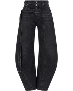 Jean Paul Gaultier Low-Rise Jeans - Blue