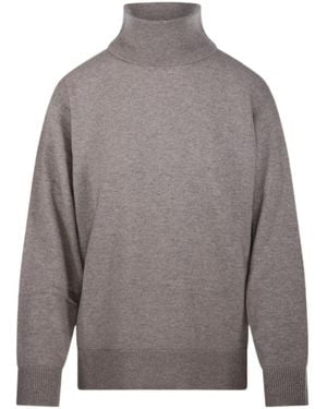 P.A.R.O.S.H. P.A.R.O..H. Without Turtleneck Knitted Sweater - Gray