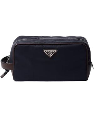 Prada Speedrock Re-Nylon Pouch - Blue