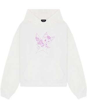 we11done Monster Hoodie - White