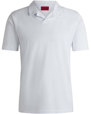 BOSS Stretch Cotton Polo Shirt - White